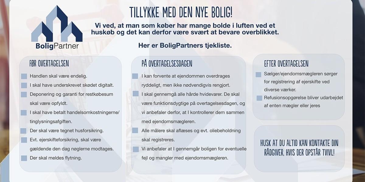 Guide til huskøb – tjekliste ved overtagelse af hus